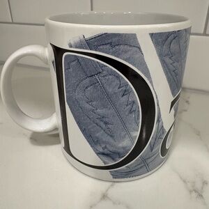 Starbucks‎ 1994 Dallas City Mug Collector Series Blue Cowboy Boots Rare